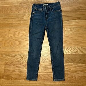 Madewell 10” High rise Skinny jeans